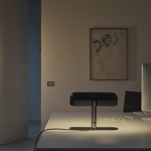 Duo Table Lamp 38x10x30cm LED Flexible Desk <b>Bedside</b> Light Black <b>White</b> Version - Product Image 2