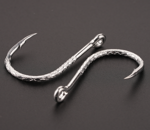 POHU Wholesale Diamond <span class=keywords><strong>Chinu</strong></span> Ring Hooks pour hameçons de pêche en eau salée - Product Image 2