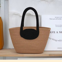 Tas tangan liburan Premium, tas Tote elegan untuk pakaian bergaya
