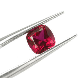 Piedras Preciosas Sueltas de Laboratorio con Corte Cojín al por Mayor, de 4x4 mm a 10x10 mm, Rubí Cultivado en Laboratorio, Piedra Preciosa Roja Suelta para Joyería - Product Image 3