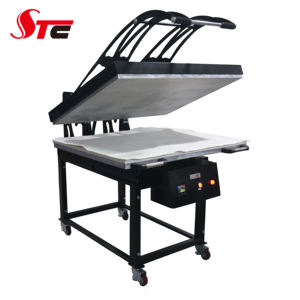 Máquina de prensado en caliente <span class=keywords><strong>para</strong></span> camisetas, máquina de impresión magnética Manual de gran formato, apertura automática, dibujo de 80x100 cm, Diseño Artesanal por sublimación - Product Image 2