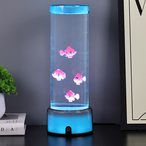 Новый дизайн, Круглый купол, пластиковый блеск, меняющая цвет, Романтический, стильный сенсорный контроль, детская Подарочная лампа в виде Медузы - Product Image 1