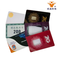 Support de carte d'emballage en PET auto-adhésif pour pièces de monnaie/bars d'or avec hologramme de sécurité par estampage à chaud