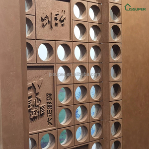 Carreaux muraux numériques d'intérieur et d'<span class=keywords><strong>extérieur</strong></span> Briques d'argile creuses en céramique moussée double face pour cloison de séparation - Product Image 1