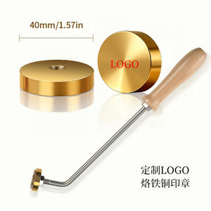 Sello de cobre para repostería y panadería con orificio interno, herramienta de repostería de calidad alimentaria - Product Image 4