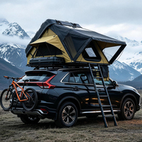 Neues Design Hartschalen-Dachzelt 4WD Camping-Autodachzelt mit Auto-Vordach