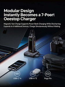 Estación de Carga de Escritorio Anker Prime 150W GaN, Cargador Rápido de 4 Puertos para Múltiples Dispositivos con Interfaz de Carga Magnética Pogo Pin - Product Image 5