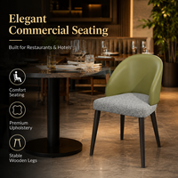 Chaises et tables de restaurant, ensemble de chaises de salle à manger avec pieds en bois massif pour salon de thé, boulangerie, charcuterie, pâtisserie et café de jardin