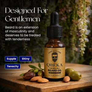 QBEKA Huile de Jojoba Biologique et Huile d'Argan de Haute Qualité pour Hommes - Hydratant <span class=keywords><strong>Barbe</strong></span> - Soulage les Démangeaisons et Adoucit la <span class=keywords><strong>Barbe</strong></span> - Product Image 4