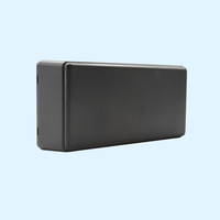 OEM ODM Fabrication de bricolage personnalisée Matériau ABS Petit module d'alimentation noir pour circuit imprimé Boîtier de jonction en plastique Boîtier de commande Boîtier
