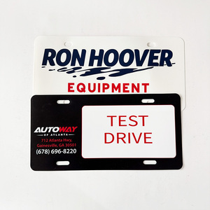 Plaque <span class=keywords><strong>d</strong></span>'<span class=keywords><strong>immatriculation</strong></span> en plastique personnalisée avec logo <span class=keywords><strong>d</strong></span>'entreprise, fournie directement par l'usine - Product Image 3