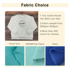 Sweat-shirt de sport en polaire 400Gsm pour femmes pull anti-rides de haute qualité broderie épaule tombante avant personnalisé pour l'hiver - Product Image 3