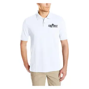 定制丝网印刷高品质t恤空白100% 棉男女通用超大t恤重量级模拟领男士t恤