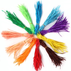 Vente en gros de belles plumes d'oie teintées de 5 à 8 pouces 13-20cm couleurs de plumes d'oie naturelles pour décorations artisanales - Product Image 4
