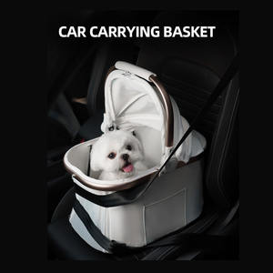 Şık 3'ü 1 Arada Küçük Kedi Arabası Taşıyıcı Demir Güneş Koruyucu Tenteli Katlanabilir Rahat 4 Tekerlekli Rüzgar Geçirmez Evcil Hayvan Seyahat Malzemesi - Product Image 4