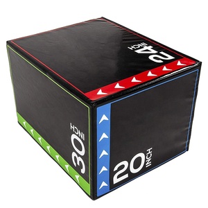 Caja Pliométrica Powerman Fitness 3 en 1 de PVC Antideslizante y Espuma Resistente para Saltos - Product Image 2
