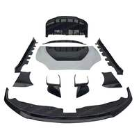Kit Completo de Carrocería para Automóvil, Piezas de Tuning Exterior, Kit de Carrocería para Tesla Model S, Actualización a Estilo V, Kit de Carrocería de Fibra de Carbono Seca, Kit Aerodinámico