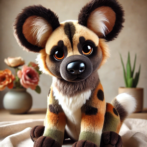 Maßgefertigtes Afrikanisches Wildhund-Plüschtier, Simuliertes Tier-Plüschtier, Wild <span class=keywords><strong>Republic</strong></span> Afrikanischer Wildhund Plüsch-Stofftier - Product Image 5