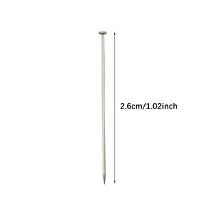 "Ceding" إبر خياطة معدنية طويلة الرأس مسطحة دبابيس مستقيمة لخياطة اللحف والحرف اليدوية دبابيس خياطة فولاذية متينة - Product Image 3