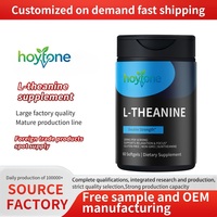 Gélules de L-Théanine 200mg Suntheanine à marque privée OEM, Acide Aminé Fermenté, Complément pour la Relaxation et la Concentration des Adultes