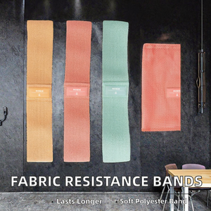 Bandes de résistance en tissu polyester pour la gym, le fitness, le yoga, le renforcement musculaire et les exercices de traction - Product Image 2