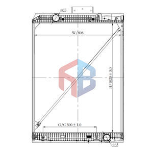Radiador de aluminio OEM 6285000502 6285000505 DE FÁBRICA DE China al por mayor para radiador de camión MB <span class=keywords><strong>SETRA</strong></span> CITARO TRAVEGO BUS fabricante - Product Image 4