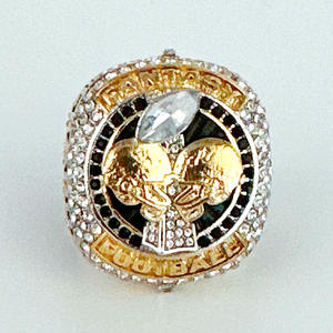 خواتم كرة قدم خيالية مخصصة-خواتم مجوهرات راقية للرجال - Product Image 1