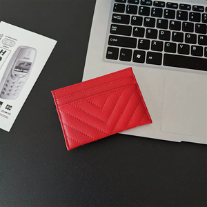 Lady Card <b>Wallet</b> PU Leather Fashion <b>Small</b> Portable Slim With Coin Pocket For Credit ID Cards Luxury Brand Custom Gift New - Product Image 6