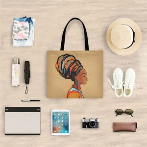 Wholesales Raw Material <b>Canvas</b> Fabric Organic Cotton Tote Folding Shopping Bag - Product Image 6