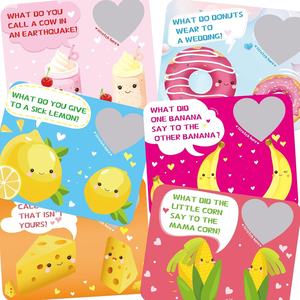 Cartes <span class=keywords><strong>de</strong></span> la Saint-<span class=keywords><strong>Valentin</strong></span> blagues à gratter pour enfants Notes drôles avec enveloppes pour salle <span class=keywords><strong>de</strong></span> classe scolaire fournitures d'échange <span class=keywords><strong>de</strong></span> la Saint-<span class=keywords><strong>Valentin</strong></span> - Product Image 1