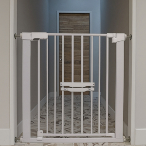 <span class=keywords><strong>Cancelletto</strong></span> di <span class=keywords><strong>Sicurezza</strong></span> in Metallo a Doppia Chiusura per <span class=keywords><strong>Bambini</strong></span>, Barriera Automatica per Scale, Facile da Usare, per Cucina - Product Image 3
