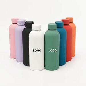Bouteille d'eau sport/yoga réutilisable en acier inoxydable à double paroi, personnalisable avec logo, vente directe - Product Image 3