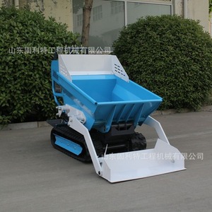 Petit camion benne hydraulique sur chenilles, capacité 1-10t, alimenté à l'essence, pour utilisation sur chantier - Product Image 2