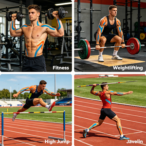 Caja <span class=keywords><strong>de</strong></span> Exhibición <span class=keywords><strong>para</strong></span> Supermercados: Vendaje Terapéutico Transpirable con Soporte <span class=keywords><strong>para</strong></span> Tendones, Ideal <span class=keywords><strong>para</strong></span> Equipamiento <span class=keywords><strong>de</strong></span> Boliche y Hockey - Product Image 3