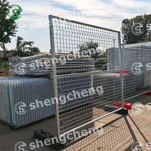 Alta calidad 6 X12 pies Construcción soldada Valla temporal comercial portátil - Product Image 3