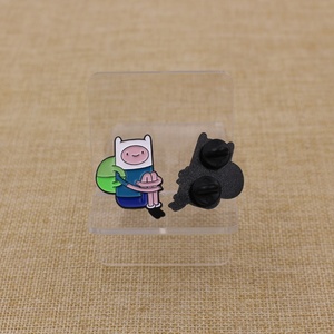 Regalos broche de mariposa Chapado en negro de metal personalizado para recuerdo - Product Image 1