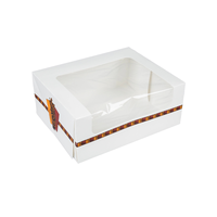 Boîte à gâteau personnalisée avec logo, emballage de marque personnalisé, aliments surgelés, boulangerie, vente en gros, fabricant OEM en Chine, usine