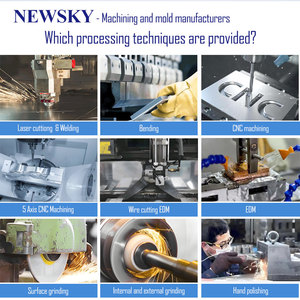 Mecanizado <span class=keywords><strong>CNC</strong></span> de 5 Ejes de Alta Precisión en Aluminio y Acero Inoxidable Newsky OEM para Piezas de Equipos Mecánicos - Product Image 4