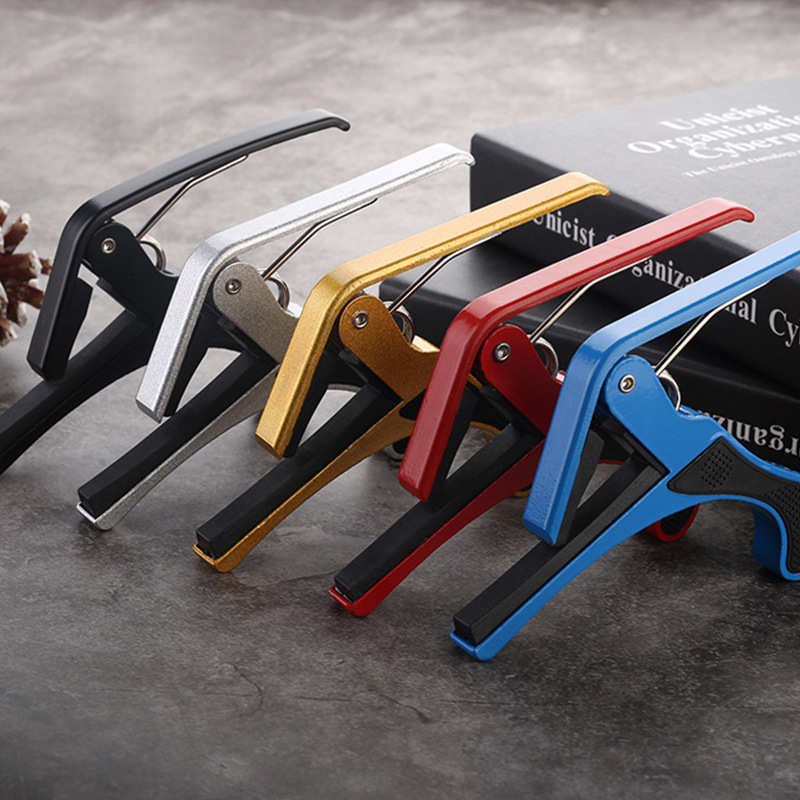 Tuned Tuner Electric Acoustic Guitar Capo / Metal Tuned Clip / Guitar Accessories Clip On Guitar Tuner