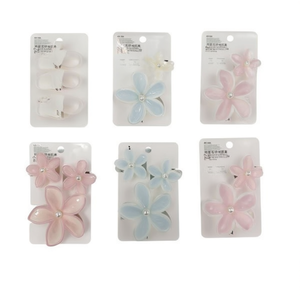 Pinzas para el Cabello con Perlas Frangipani, Accesorios para el Cabello, 600 Piezas por Caja - Product Image 2