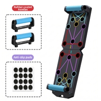 Plateforme de pompes pliable, équipement de fitness multifonctionnel pour la maison pour hommes et femmes, support d'entraînement des muscles abdominaux et pectoraux