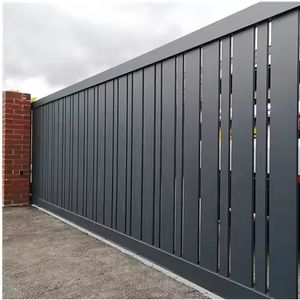 <span class=keywords><strong>Portail</strong></span> <span class=keywords><strong>coulissant</strong></span> électrique en aluminium <span class=keywords><strong>haut</strong></span> <span class=keywords><strong>de</strong></span> <span class=keywords><strong>gamme</strong></span>, à cantilever, avec revêtement en poudre, pour clôture <span class=keywords><strong>de</strong></span> ferme européenne, avec modélisation 3D - Product Image 5