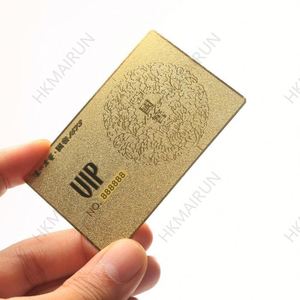 Tarjetas de Visita de Metal Negro con Baño de Oro, Grabado Láser y Color en Relieve - Product Image 5