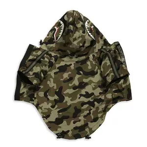 Pet Wind breaker Regenmantel Hai Luxus modische Haustier bunte Hoodies benutzer definierte Hunde kleidung für Hunde Verkauf