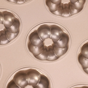 12-Cavity Donut And Cake Mold Non-Stick Baking Mold For Home Use Oven Safe Family Baking Tool - Product Image 2