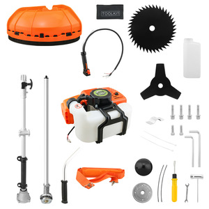 Tondeuse et débroussailleuse multifonctionnelle 52 cm³ à deux temps, avec lame arrière remplaçable, haute efficacité, équipement de jardinage extérieur certifié CE - Product Image 4