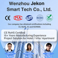 Interrupteur intelligent Zemismart Tuya Zigbee DIY avec grand bouton poussoir, compatible avec la commande vocale pour hôtel, certifié Alexa SAA