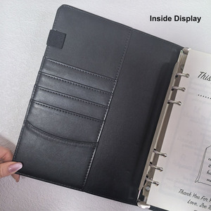 <span class=keywords><strong>Agenda</strong></span> de Cuero PU Macaron A5, Cubierta para Libro de Desafío de Ahorro, Planificador Diario Personalizado, Carpeta de 100 Sobres con Cierre Magnético - Product Image 4