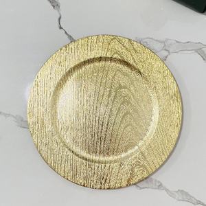 <span class=keywords><strong>Assiette</strong></span> de Style Européen <span class=keywords><strong>Vintage</strong></span> en Plastique, Rondin Imitation Bois, Idéale pour Mariage, Dîner, Hôtel et Restaurant - Product Image 4