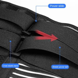 Ceinture de soutien pelvienne de taille professionnelle enveloppe de Compression réglable orthèse de soutien lombaire anti-dérapante